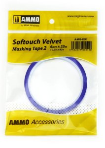 AMMO MIG 8241 - Masking tape 6mm Softouch Velvet