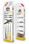 AMMO MIG 7603 - Chipping & Detailing Brush Set