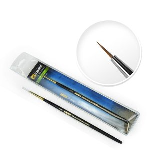 AMMO MIG 8600 - Premium Marta Kolinsky Round Brush 5/0