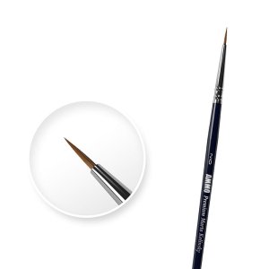 AMMO MIG 8601 - Premium Marta Kolinsky Round Brush 2/0