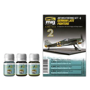 AMMO MIG 7415 - German Late Fighters - Air Weathering Set