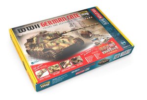 AMMO MIG 7703 - WWII German Late Colors and Weathering System Solution Box