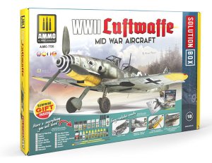 Ammo Mig 7726 - WWII Luftwaffe Mid War Aircraft Solution Box