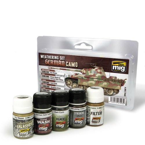 Go to product AMMO MIG 7443 - German Camo Weathering Set