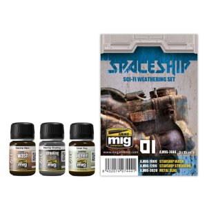 AMMO MIG 7444 - Spaceship Sci-Fi Weathering Set