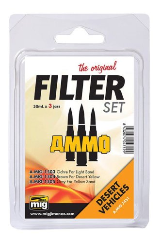 Go to product AMMO MIG 7451 - Desert Vehicles - Filter Set