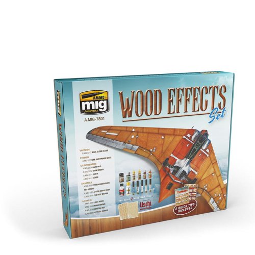 Go to product AMMO MIG 7801 - Wood Effects Set