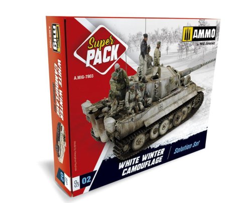 Go to product AMMO MIG 7803 - Super Pack White Winter Camouflage - Solution Set