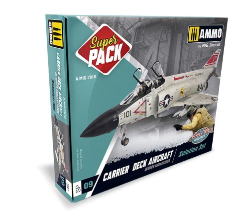 Go to product AMMO MIG 7810 - Zestaw chemii Carrier Deck Aircraft Solution Set Super Pack