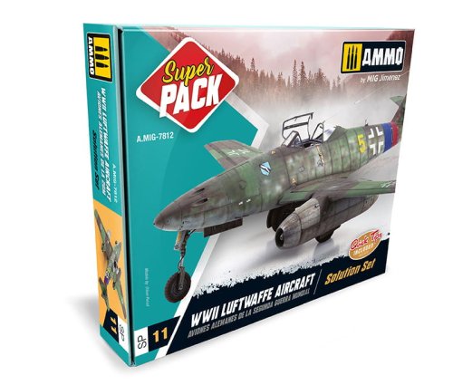 Go to product Ammo Mig 7812 - Zestaw do weatheringu WWII Luftwaffe Aircraft - Superpack