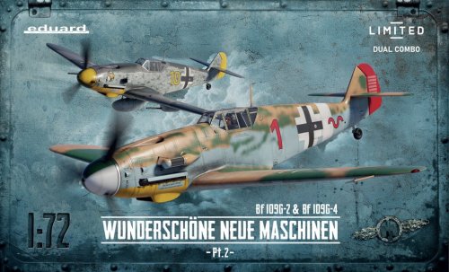 Go to product Eduard 2143 - 1:72 Wunderschone Neue Maschinen pt 2 Bf 109G-2 & Bf 109G-4 Limited Edition Dual Combo