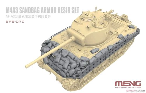 Go to product Meng Model SPS070 - 1:35 M4A3 Sandbag Armor Set