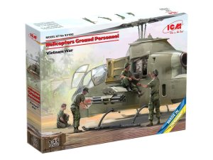ICM 53102 - 1:35 Helicopters Ground Personnel Vietnam War