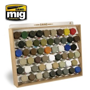 Ammo Mig 8014 - Stand for 10 ml jars model paints - Tamiya / Mr.Hobby