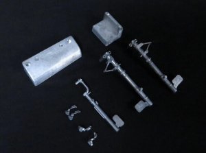 HK Models 01EA01 - 1:32 B-25H/J Mitchell Landing Gear & Weight (for HK Models B-25)