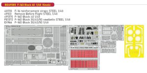 Eduard BIG49385 - 1:48 F-16D Block 40