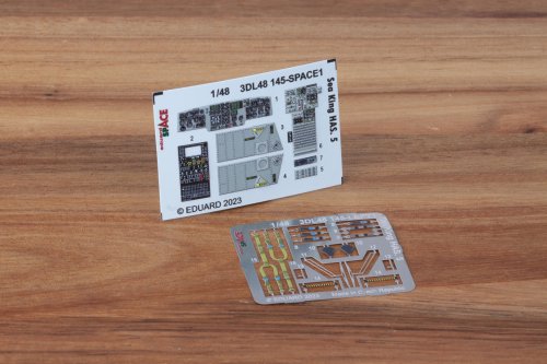 Go to product Eduard 3DL48145 - 1:48 Sea King HAS.5 Space 3D Decals + PE