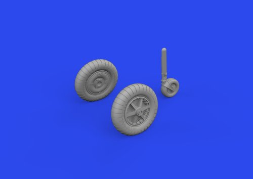 Go to product Eduard 672340 - 1:72 Bf 109G-2/G-4 wheels for plain wings Print 3D