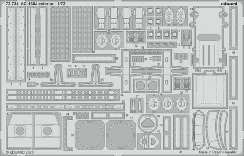 Go to product Eduard 72734 - 1:72 AC-130J exterior
