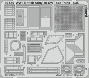 Eduard 36510 - 1:35 WWII British Army 30-CWT 4x2 Truck