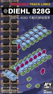 AFV Club 35333 - 1:35 Diehl 828G Workable Track Links for M110/107/578/Jpz Kanone