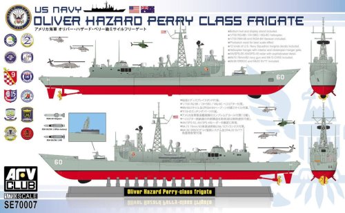 Go to product AFV Club SE70007 - 1:700 US Navy Oliver Hazard Perry Class Frigate
