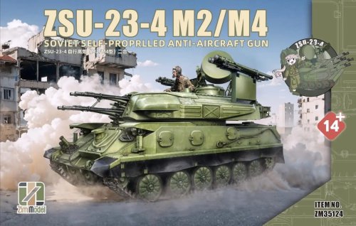 Go to product Zimi Model 35124 - 1:35 ZSU-23-4 M2/M4 Soviet Self-Propelled Anti-Aircraft Gun