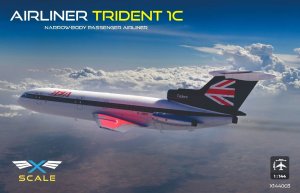 X-Scale 144003 - 1:144 Trident 1C Narrow-Body Passenger Airliner