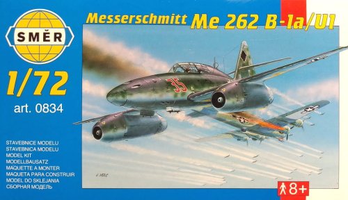 Go to product Smer 0834 - 1:72 Messerschmitt Me-262 B-1A/U1