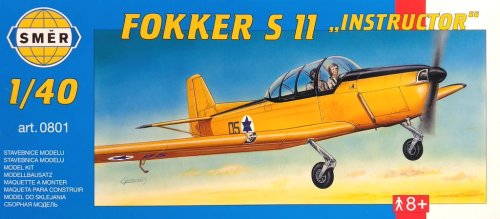 Go to product Smer 0801 - 1:40 Fokker S.11 Instructor