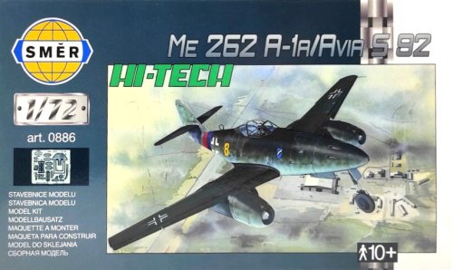 Go to product Smer 0886 - 1:72 Me-262 A1A Hi-Tech Kit