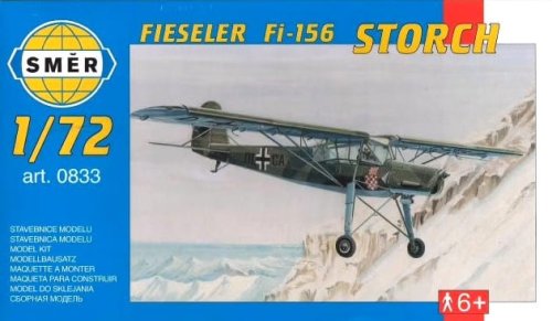 Go to product Smer 0833 - 1:72 Fieseler Fi-156 Storch