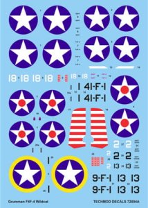 TECHMOD 72004 - 1:72 F4F-4 Wildcat
