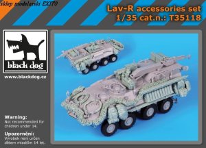 BLACK DOG T35118 - 1:35 LAV-R accessories set