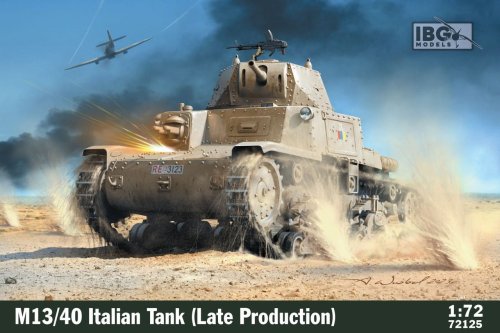 Go to product IBG 72125 - 1:72 M13/40 Italian Tank Late Production