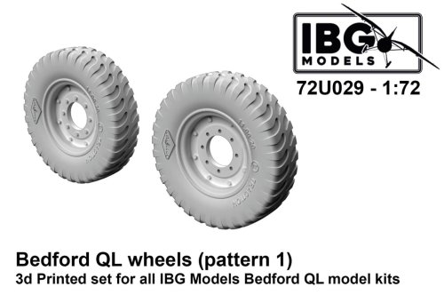 Go to product IBG 72U029 - 1:72 Bedford QL Wheels (Pattern 1) for all IBG Bedford QL Kits
