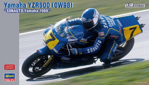 Go to product Hasegawa 21752 - 1:12 Yamaha YZR500 OW98 Sonauto Yamaha 1988