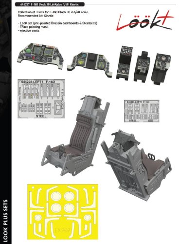 Go to product Eduard 644237 - 1:48 F-16D Block 30 LööKplus