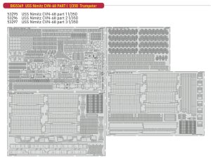 Eduard BIG5369 - 1:350 USS Nimitz CVN-68 Part I