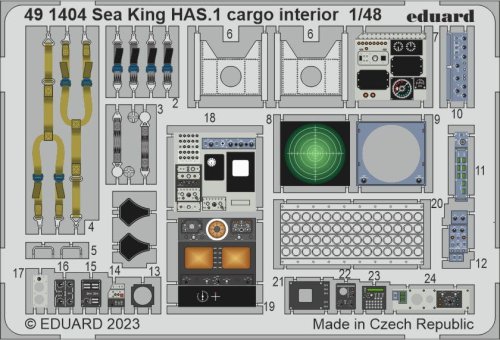Go to product Eduard 491404 - 1:48 Sea King HAS.1 cargo interior