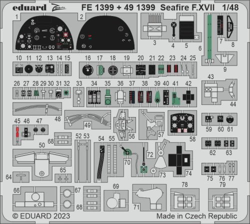 Go to product Eduard 491399 - 1:48 Seafire F.XVII