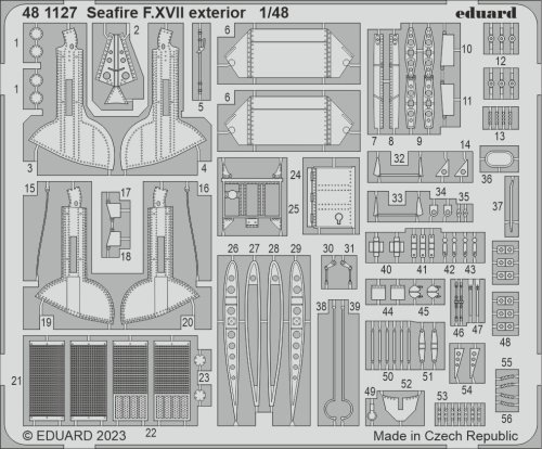 Go to product Eduard 481127 - 1:48 Seafire F.XVII exterior