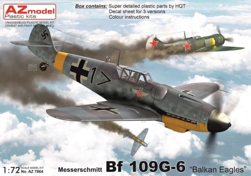 Go to product AZ Models 7864 - 1:72 Messerschmitt Bf 109G-6 Balkan Eagles