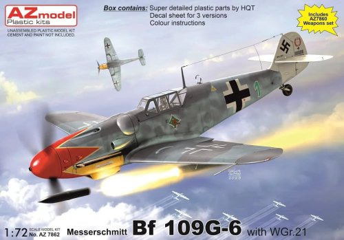 Go to product AZ Models 7862 - 1:72 Messerschmitt Bf 109G-6 with WGr.21