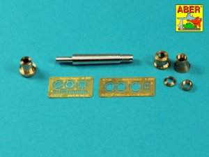 Aber 35L-341 - 1:35 10,5 cm L/28 metal howitzer barrel for StuH 42 Ausf.G early type self propelled gun