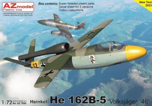 AZ Models 7855 - 1:72 Heinkel He 162B-5 Volksjäger 46