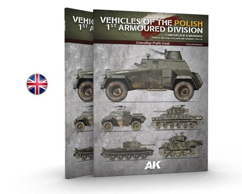 Go to product AK Interactive 130010 - Vehicles of the Polish 1st Armoured Division - Camouflage Profile Guide