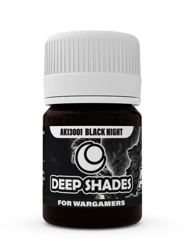 Go to product AK Interactive 13001 - Black Night Deep Shades for Wargamers 30 ml