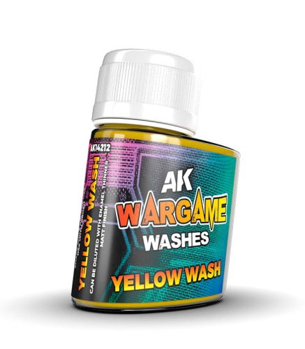 Go to product AK Interactive 14212 - Wargame Yellow Wash 35 ml