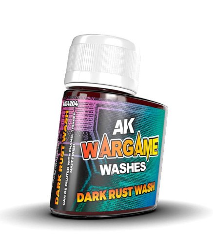 Go to product AK Interactive 14204 - Wargame Dark Rust Wash 35 ml